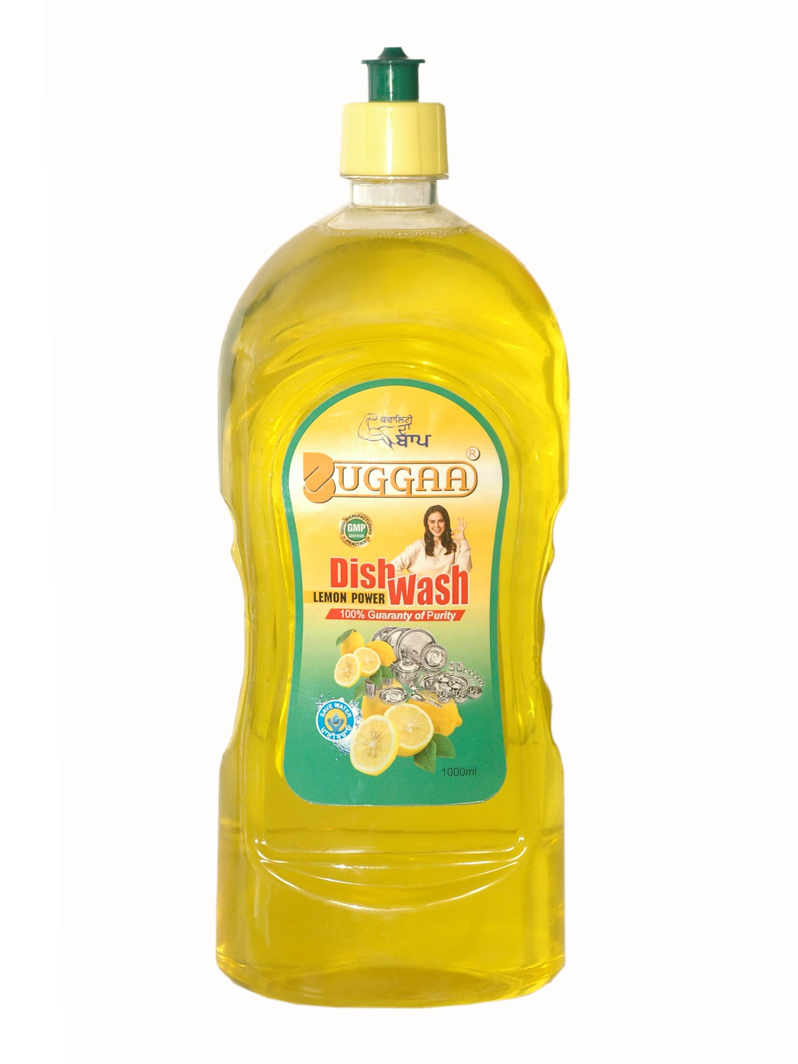 Dish Wash 1000ml, Lemon Power